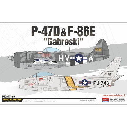 P-47D & F-86E Gabreski - dwa samoloty - Academy 12530