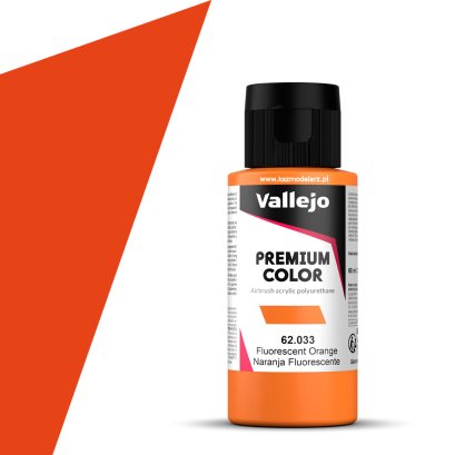 Orange Fluo 60ml. Premium Airbrush Color - Vallejo 62033