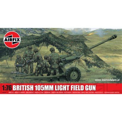 British 105mm Light Field Gun - 1:76 - Airfix A02332