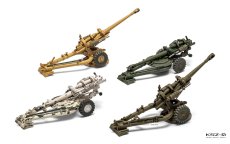 British 105mm Light Field Gun - 1:76 - Airfix A02332