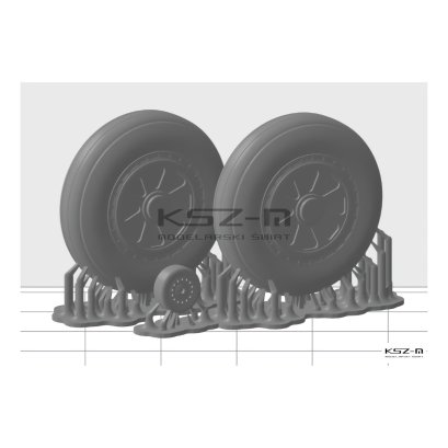 Śmigłowiec Mi-17 - koła żywiczne - Angraf 303