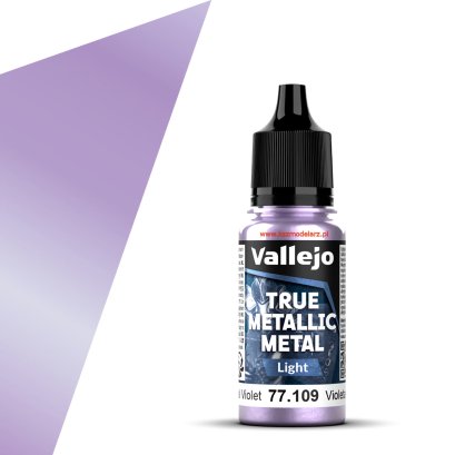Vallejo 77109 – Celestial Violet (Light) True Metallic Metal – farba metaliczna 18 ml