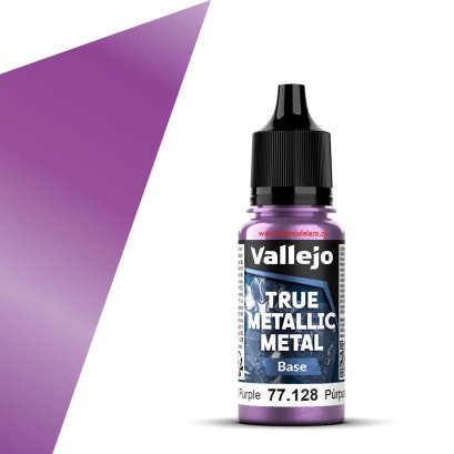 Vallejo 77128 – Amethyst Purple (Base) True Metallic Metal – farba metaliczna 18 ml
