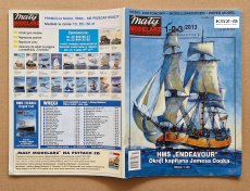 Żaglowiec HMS Endeavour - Mały Modelarz 1-2-3/2013