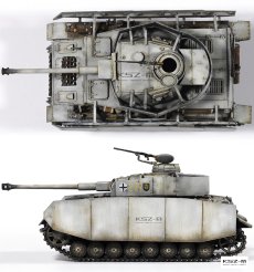 German Pz.Kpfw. IV Ausf. H (1:72) - Academy 13432