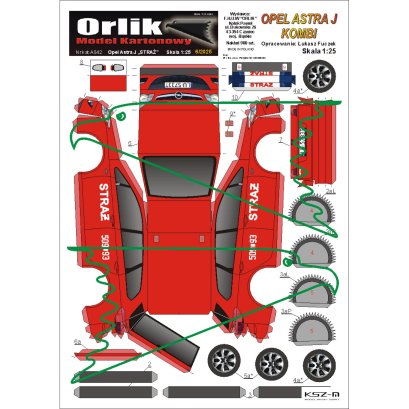 Opel Astra J Kombi - Straż Pożarna - Orlik A042