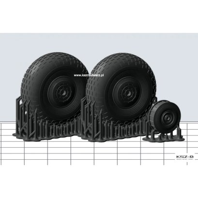 De Havilland Mosquito FB VI - koła żywiczne - Answer 601