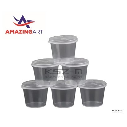 Pojemniczki do mieszania farb 20 ml (10 szt.) - Amaznig Art