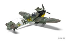 Messerschmitt Bf 109G-5/G-6 – myśliwiec Luftwaffe 1:24 – Airfix A17003 – model plastikowy