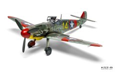 Messerschmitt Bf 109G-5/G-6 – myśliwiec Luftwaffe 1:24 – Airfix A17003 – model plastikowy