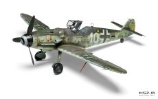 Messerschmitt Bf 109G-5/G-6 – myśliwiec Luftwaffe 1:24 – Airfix A17003 – model plastikowy