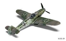 Messerschmitt Bf 109G-5/G-6 – myśliwiec Luftwaffe 1:24 – Airfix A17003 – model plastikowy