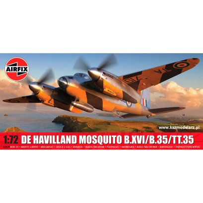 de Havilland Mosquito B.XVI/B.35/TT.35 – bombowiec RAF 1:72 – Airfix A04070 – model plastikowy