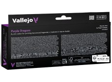 Vallejo 72194 Purple Dragons – zestaw farb Game Color Fantasy 8×18 ml