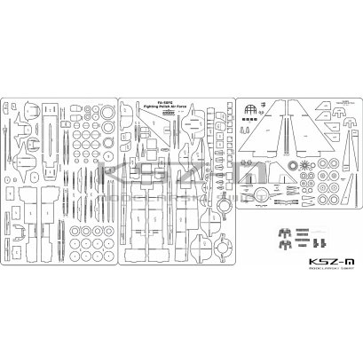 KAI FA-50 Fighting Eagle – zestaw szkielet wycinany laserowo – MS Model