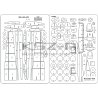 Bf-110E-2 TROP – szkielet detale wycinane laserowo 1:33 – MPModel 137