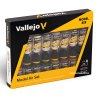 Zestaw 16 farb Model Air - Metallic Effects - Vallejo 71181