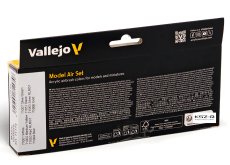 Vallejo 71174 Model Air Basic Colors – zestaw farb akrylowych 8×18 ml