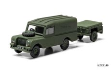 Land Rover LWB Hard Top z przyczepą – 1:76 – Airfix A02324