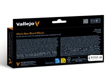 Vallejo 71187 Old & New Wood Effects – Model Air – zestaw 8 farb efekty drewna