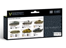 Vallejo 71206 German Colors 1940–1945 – Model Air – zestaw 8 farb niemieckie pojazdy WWII