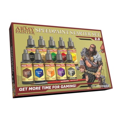 Army Painter WP8059 Speedpaint Starter Set 2.0 – zestaw 10 farb + pędzel
