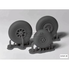 MiG-15 – koła żywiczne 1:33...