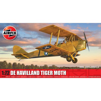 de Havilland Tiger Moth – samolot szkolny – 1:72 – Airfix A02106A