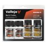 Vallejo 73189 Mud & Puddles – zestaw 4 produktów do dioram