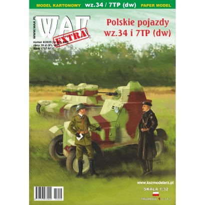 Samochód pancerny wz.34 i czołg 7TP (dw) – 1:32 – WAK 260