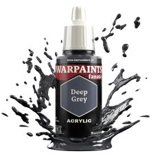 Deep Grey – Warpaints Fanatic Army Painter WP3002 farba modelarska akrylowa 18 ml
