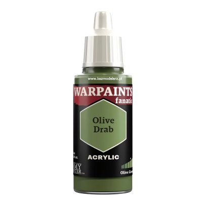 Warpaints Fanatic Olive Drab – Army Painter WP3070 farba modelarska akrylowa 18 ml