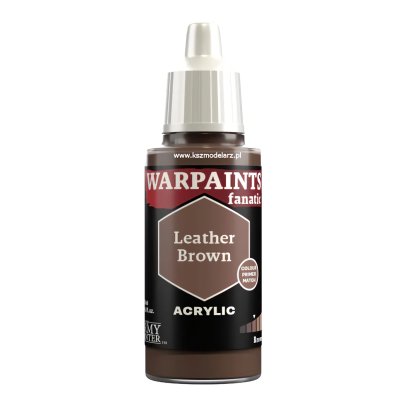 Warpaints Fanatic Leather Brown – Army Painter WP3075 farba modelarska akrylowa 18 ml