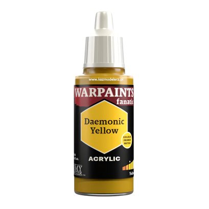 Daemonic Yellow – Warpaints Fanatic Army Painter WP3093 farba modelarska akrylowa 18 ml
