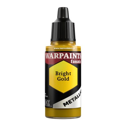 Bright Gold – Warpaints Fanatic Metallic Army Painter WP3189 farba akrylowa 18 ml