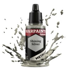Shining Silver – Warpaints Fanatic Metallic Army Painter WP3191 farba akrylowa 18 ml