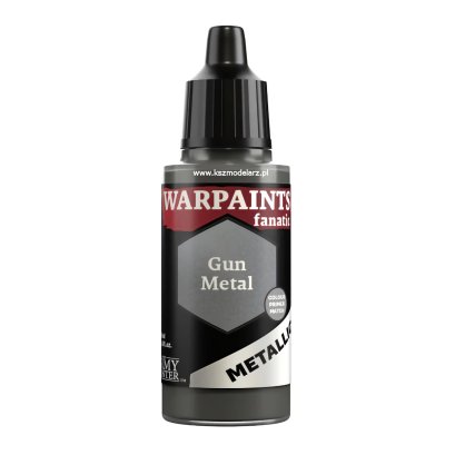 Gun Metal – Warpaints Fanatic Metallic Army Painter WP3193 farba akrylowa 18 ml