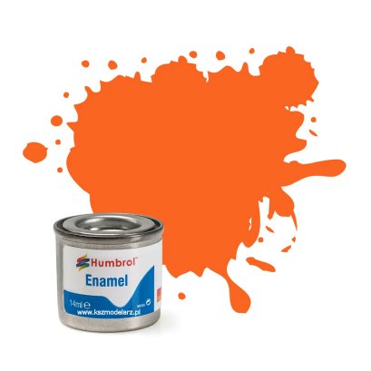 Humbrol 46 Orange Matt – farba modelarska enamel 14 ml