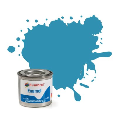 Humbrol 48 Mediterranean Blue Gloss – farba modelarska enamel 14 ml