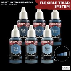 Thunderous Blue – Warpaints Fanatic Army Painter WP3014 farba modelarska akrylowa 18 ml