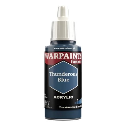 Thunderous Blue – Warpaints Fanatic Army Painter WP3014 farba modelarska akrylowa 18 ml