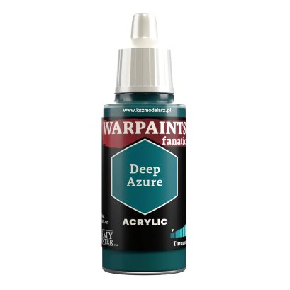 Deep Azure – Warpaints Fanatic Army Painter WP3037 farba modelarska akrylowa 18 ml
