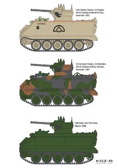 M163 Vulcan U.S. Army – 1:35 – Academy 13507