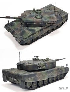 Leopard 2A4 (oznakowanie WP) – 1:72 – Academy 13428