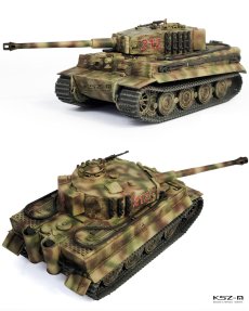 Tiger I Version Late  – 1:72 – Academy 13431