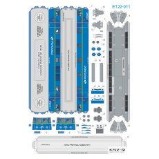 ET22-011 Pociąg towarowy dla początkujących – 1:87 – Sklej Model 49
