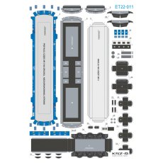 ET22-011 Pociąg towarowy dla początkujących – 1:87 – Sklej Model 49