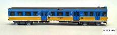 EN71-044 SKM pociąg pasażerski dla początkujących – 1:87 – Sklej Model 50