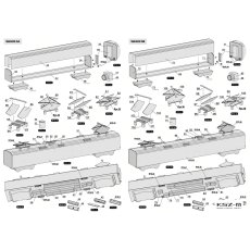 EN71-044 SKM pociąg pasażerski dla początkujących – 1:87 – Sklej Model 50