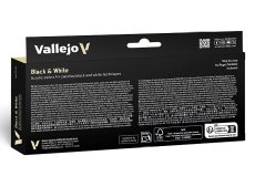 Vallejo 70151 Black & White - Zestaw 8 farb Model Color